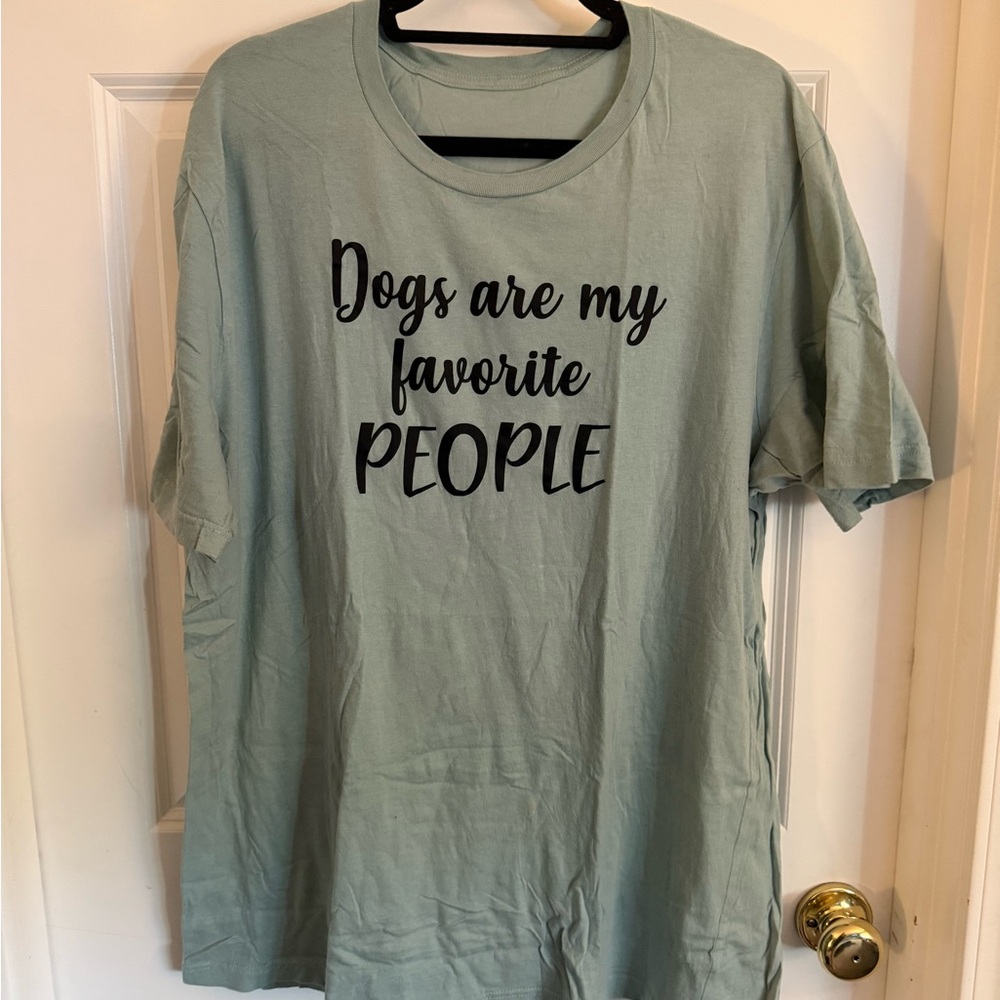 Mint Green Dog Lover Tee